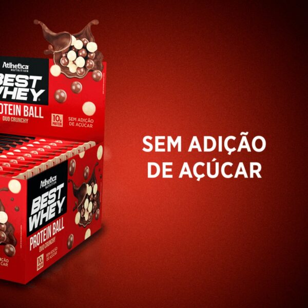 Best Whey Protein Ball Duo Crunchy 20 sachês de 30g - Atlhetica
