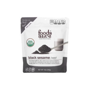 Semente de Gergelim Preto Orgânico - Foods Alive 226g