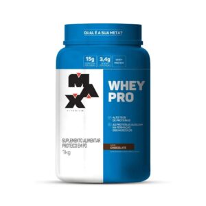 Whey Pro - Max Titanium Baunilha 1kg