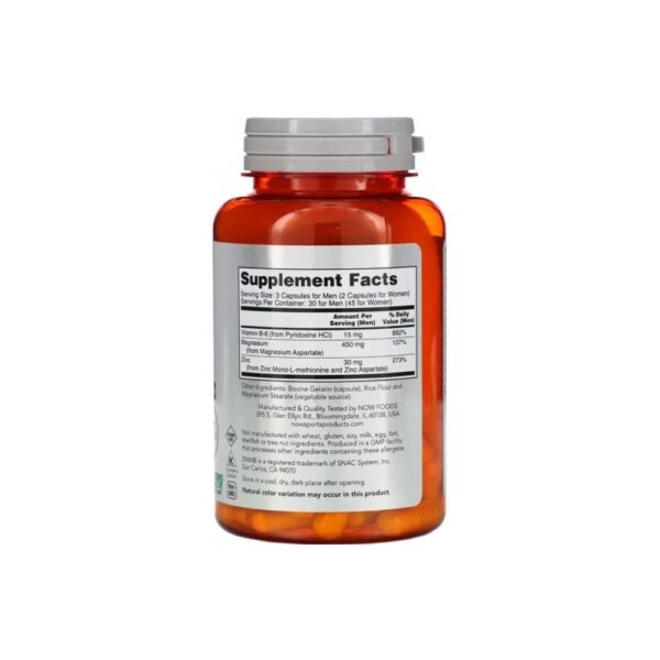 ZMA - Now Foods 180 Cápsulas