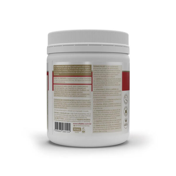 Termo Plus 240g - Vitafor Frutas vermelhas com gengibre