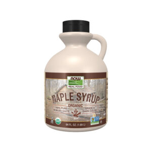 Maple Syrup Xarope de Bordo Orgânico Classe A - Now Foods Âmbar 946ml