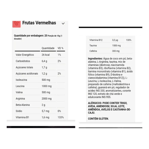 PRE WORKOUT 300g - Dux Guaraná