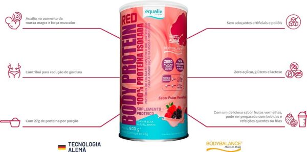 Body Protein - Equaliv Body Protein Red 600g