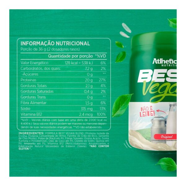 Best Vegan 500g - Atlhetica Original