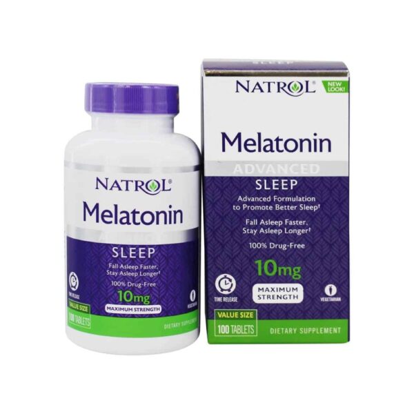 Melatonina 10mg Time Release - Natrol 100 tabletes