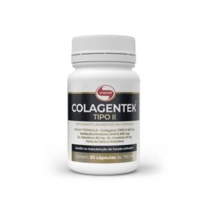 Colagentek Tipo II com Ácido Hialurônico - Vitafor 30 Cápsulas