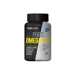 Pure Ômega 3 TG (Óleo de peixe com vitaminas) - Probiótica 60 Cápsulas