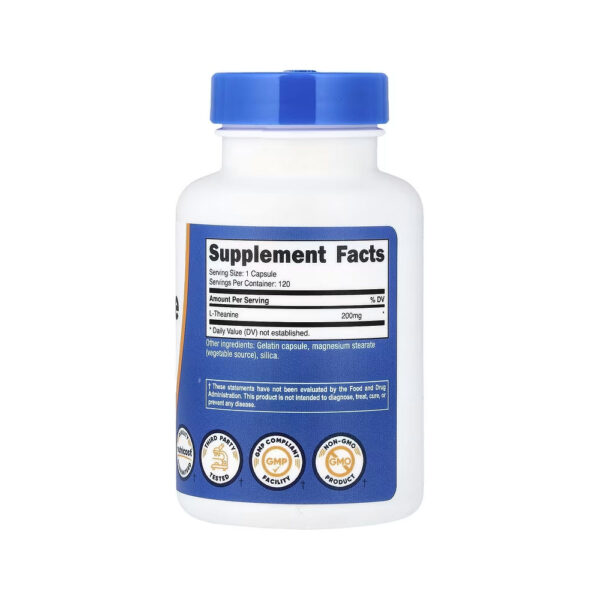 L-Teanina 200mg - Nutricost 120 Cápsulas