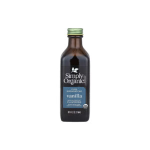 Baunilha de Madagascar Pura Flavorizante Sem Álcool - Simply Organic 118ml