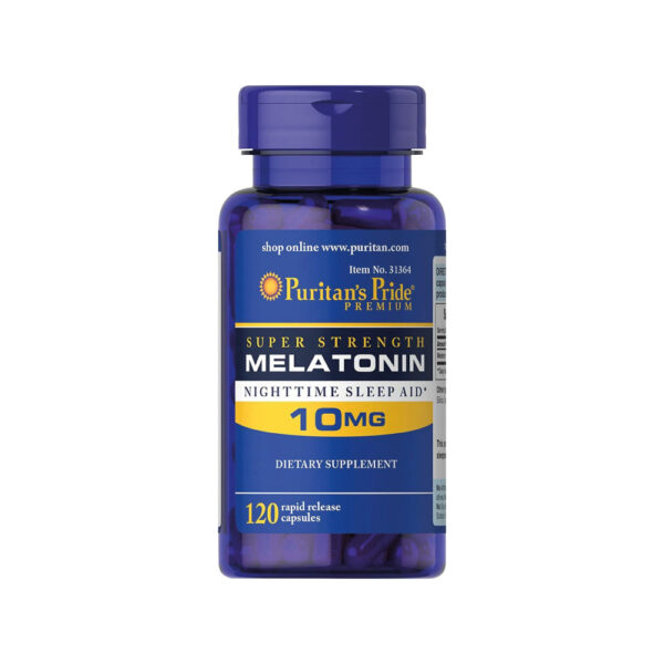 Melatonina 10mg - Puritan's Pride 120 Cápsulas
