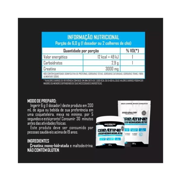 Kit Whey + Creatina + Cafeína + BCAA + GH + Brinde - Body Nutry Chocolate