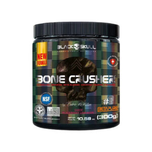 Pré-Treino Bone Crusher (Nova Fórmula) 300g - Black Skull Blackberry lemonade