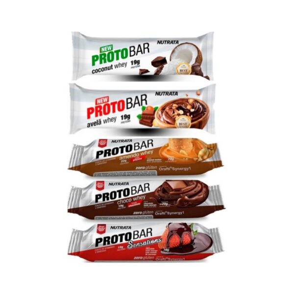 Protobar Caixa 8 unidades 70g - Nutrata Doce de leite Havana