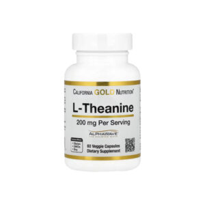 L-Theanine (L-Teanina) AlphaWave 200mg 60 Veg Cápsulas - California Gold Nutrition