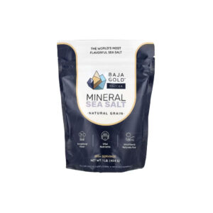 Sal Marinho Mineral 454g - Baja Gold Salt Co. Grão natural