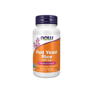Red Yeast Rice 600mg Arroz com Fermento Vermelho - Now Foods 120 Cápsulas