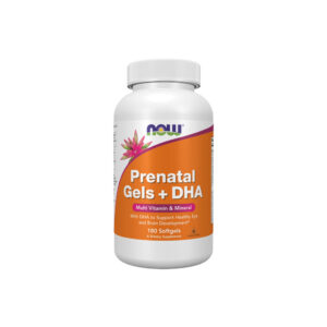 Géis Pré-natal + DHA - Now Foods 180 softgels