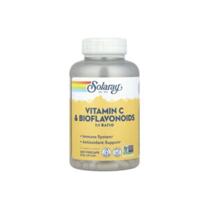 Vitamina C e Bioflavonoides - Solaray 100 Cápsulas