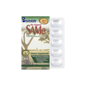 SAMe Comprimidos com Revestimento Entérico - NutraLife 200mg 60 Tabletes