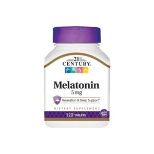 Melatonina 5mg - 21st Century 120 Tabletes