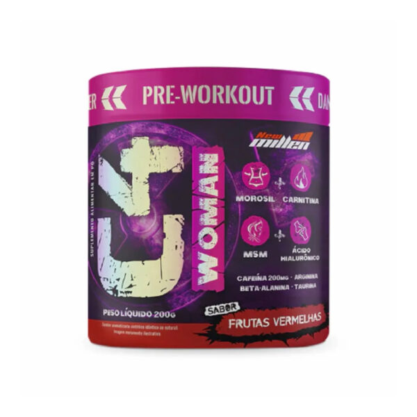 C4 Woman 200g - New Millen Frutas vermelhas