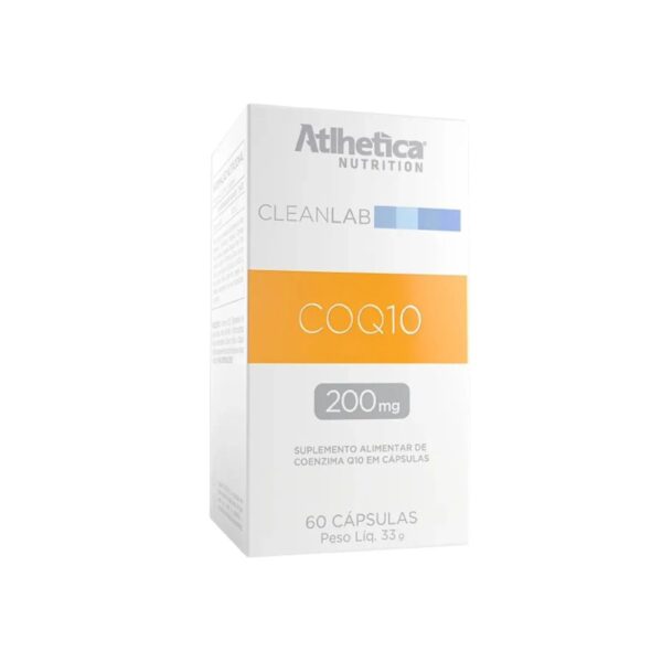 CoQ10 CLEANLAB 200MG - Atlhetica 60 Cápsulas