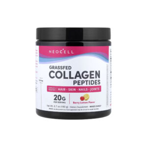 Grassfed Collagen Peptides Peptídeos de Colágeno de Gado Criado no Pasto 190g - NeoCell Fruto silvestre e limão