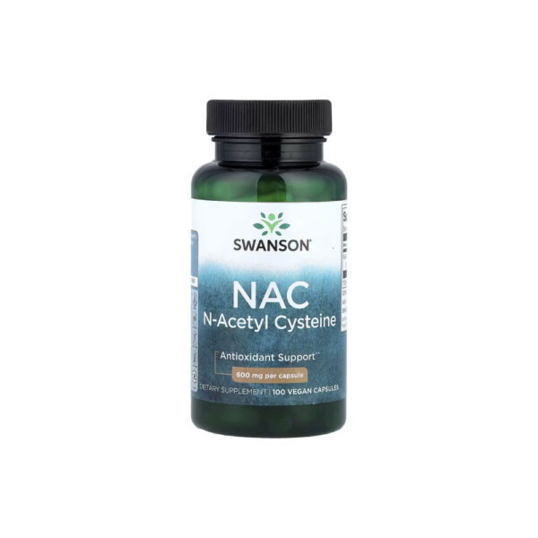 NAC 600mg - Swanson 100 Cápsulas