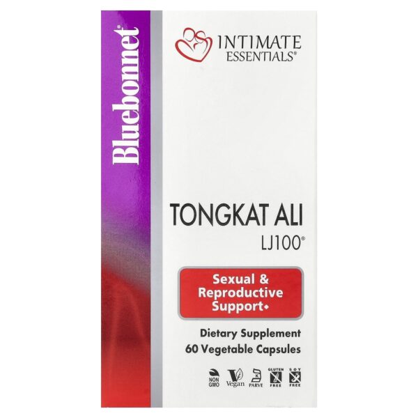 Intimate Essentials Nitro Para Ele e Para Ela 300 mg 60 Cápsulas Vegetais - Bluebonnet Nutrition