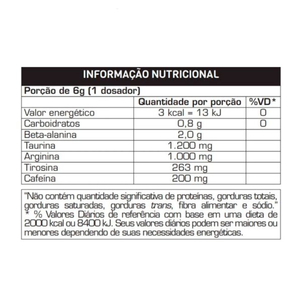 Pré-treino Égide 300g - Max Titanium Açaí com guaraná