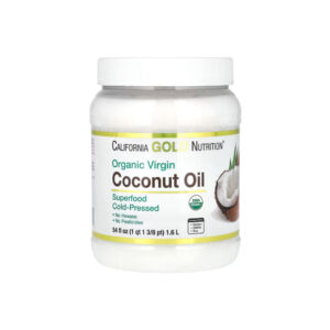 Óleo de Coco Virgem Orgânico Prensado a Frio - California Gold Nutrition 1600ml