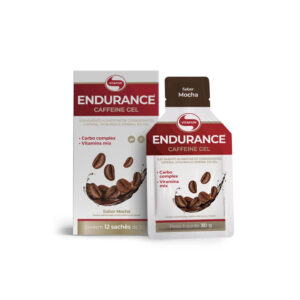 Endurance Caffeine Gel 12 sachês de 30g - Vitafor Chocolate Belga