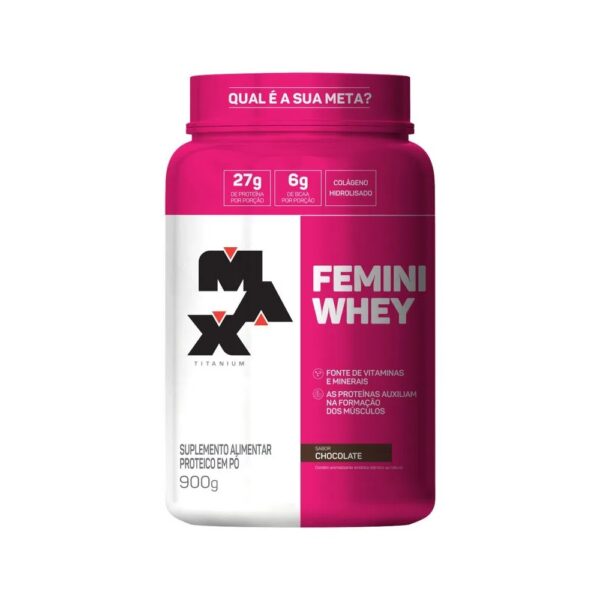Femini Whey - Max Titanium Baunilha 900g