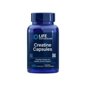 Creatine Capsules (Creatina Monohidratada em cápsulas) - Life Extension 120 Cápsulas