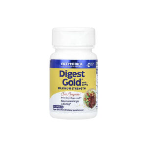 Digest Gold® com ATPro® Força Máxima - Enzymedica 120 Cápsulas