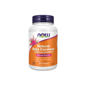 Natural Beta Caroteno 7,500mcg - Now Foods 90 cápsulas