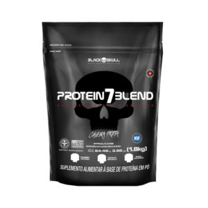 Protein 7 Blend Refil - Black Skull Morango 837g
