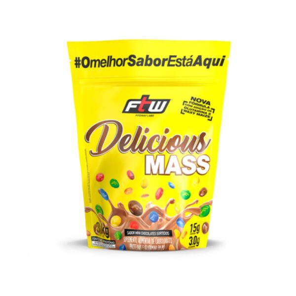 bhli-74ef4ccd8addd64f6bc89137a4a3bc2c763d3f5bbaa049e75f Delicious MASS Hipercalórico 3kg - FTW Banana, açaí e leite