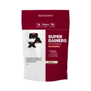 Super Gainers Refil 3Kg - Max Titanium Baunilha