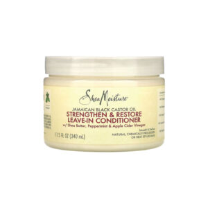 Óleo de Rícino Jamaicano Preto Condicionador Leave-In Fortalecedor e Restaurador 312g - SheaMoisture