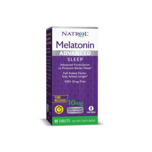 Melatonina Advanced Sleep 10mg Time Release - Natrol 60 Tabletes