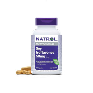 Soy Isoflavones Menopause Relief 50mg - Natrol 120 Cápsulas