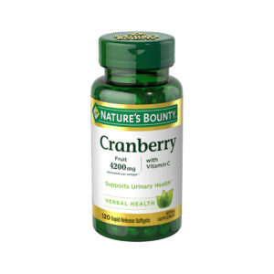 Cranberry com Vitamina C - Nature´s Bounty 250 softgels