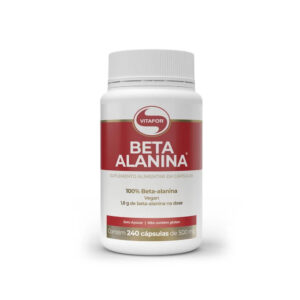 Beta Alanina 120 Cápsulas - Vitafor 240 Cápsulas