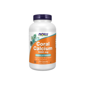 Coral Cálcio 1000mg - Now Foods 250 Cápsulas