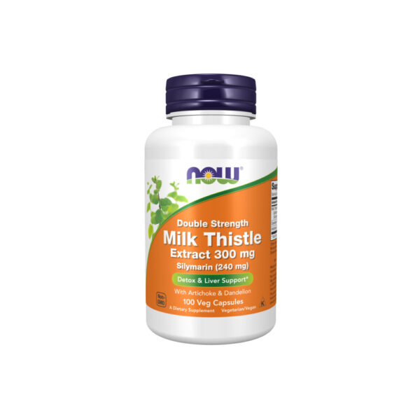 Milk Thistle Extract (Silymarin/Silimarina) 300mg - Now Foods 50 Cápsulas