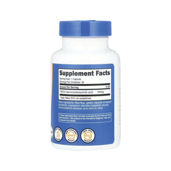 TUDCA - Nutricost 250mg 30 Cápsulas