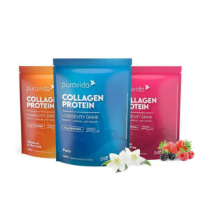 Collagen Protein Longevity Drink 450g - Puravida Abacaxi e hortelã