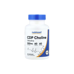 CDP Colina Citicolina 300mg - Nutricost 120 Cápsulas